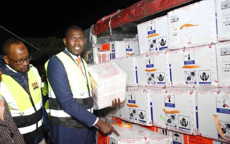 Kenya receives 3 million BCG vaccine doses